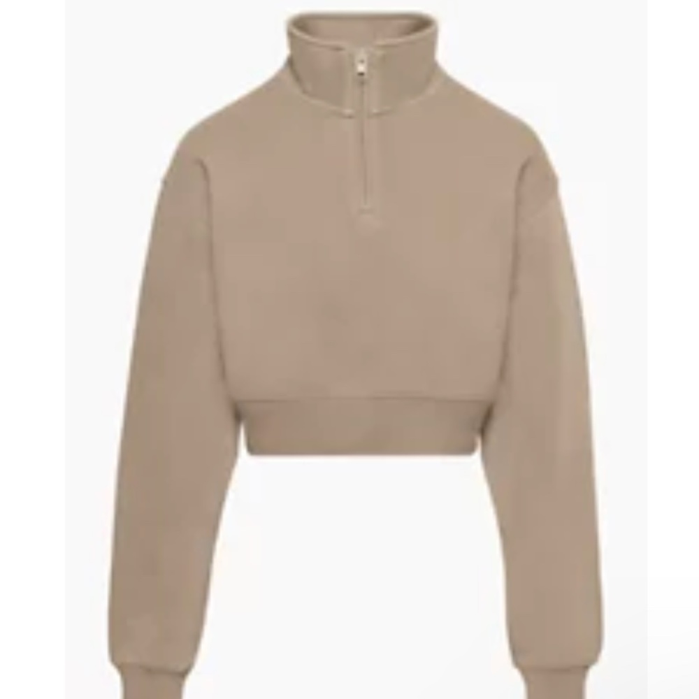 NWOT Aritzia NEW COZY FLEECE PERFECT ¼ ZIP SWEATSHIRT